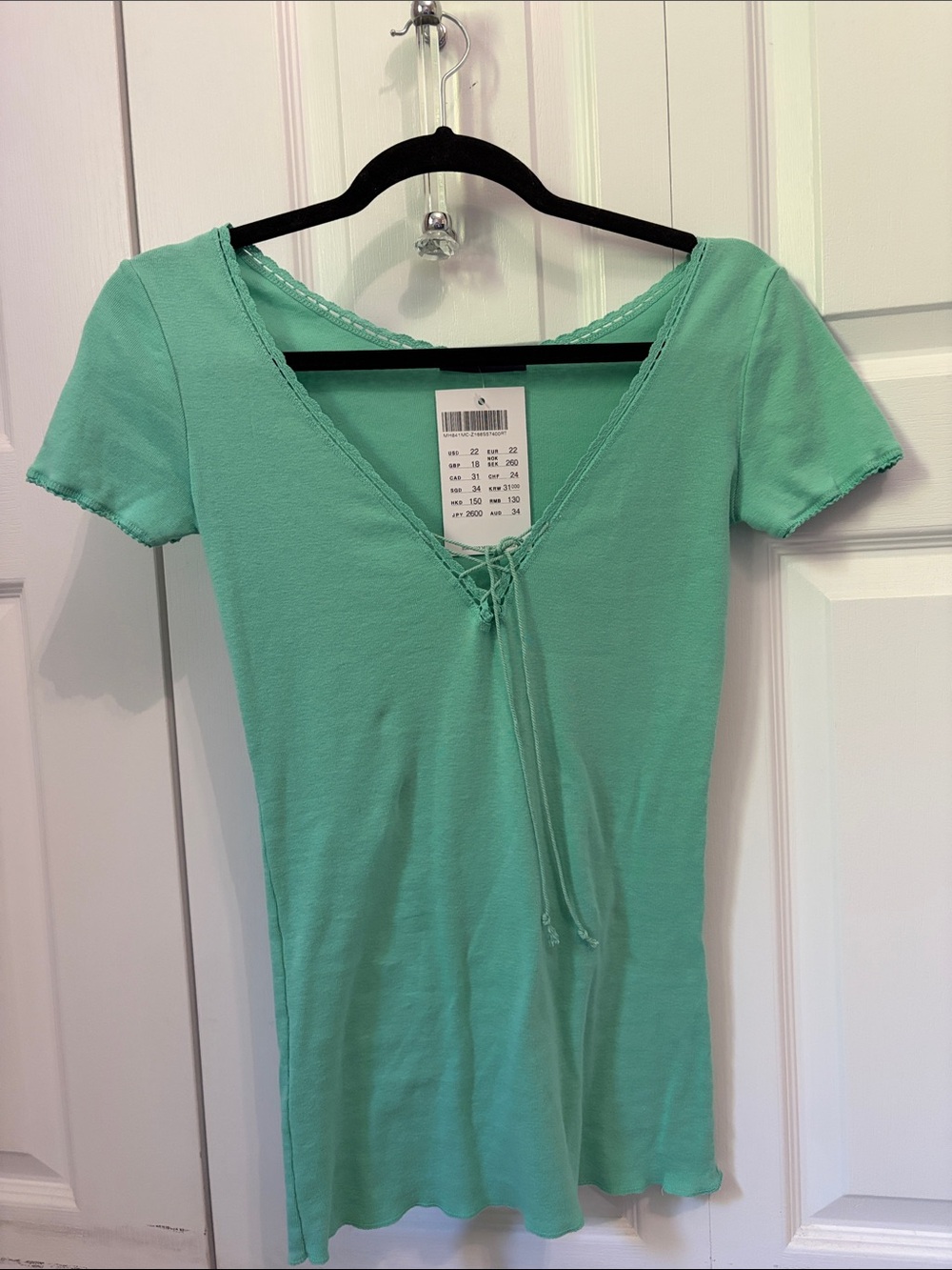 BNWT Brandy Melville seafoam tesl tania  Top